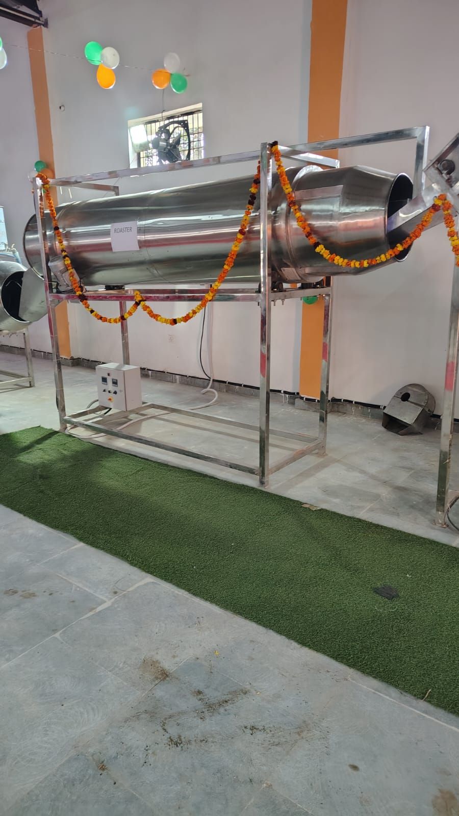 Roaster machine at Arusha Group unit